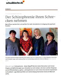 Interview Zeitung 1, Christiane Vogel, Persönliches und Kunst, www.wesensausdruck.de